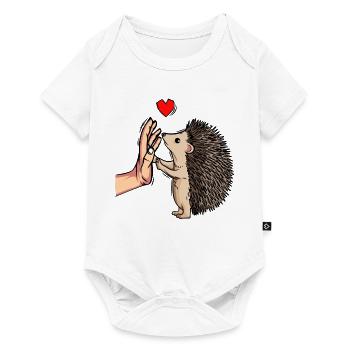 Hérisson Chères Dames Enfants Enfants - Body à manches courtes Premium Bébé - blanc - Devant
