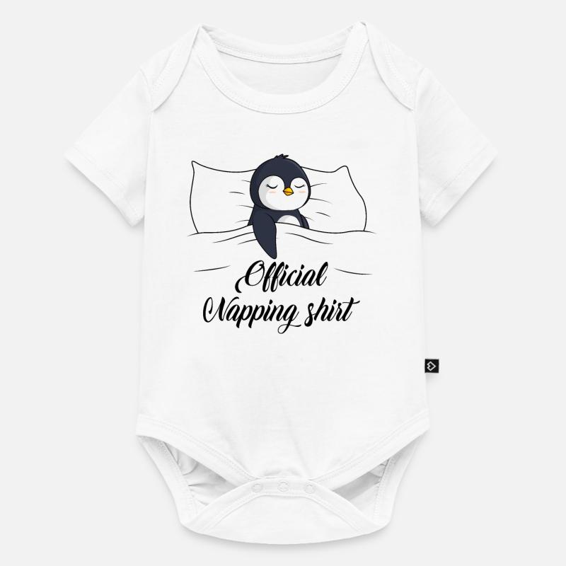 Pingouin - Body à manches courtes Premium Bébé - blanc
