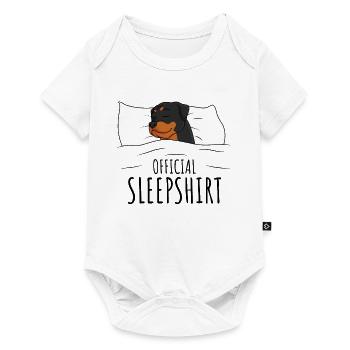 Rottweiler - Body à manches courtes Premium Bébé - blanc - Devant