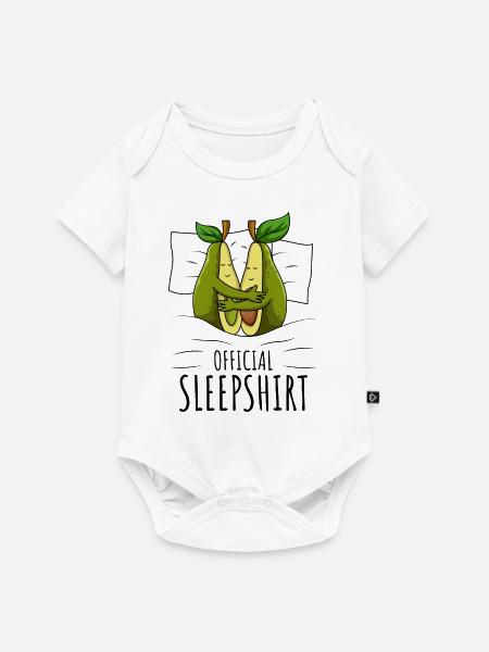 Avocado - Baby Premium Kurzarmbody - Weiß