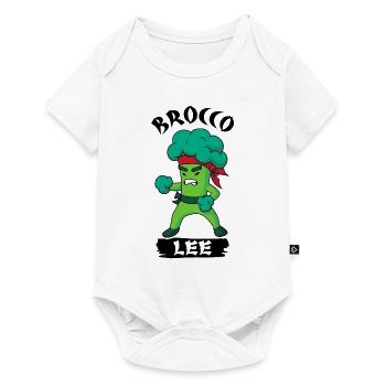 Brocco Lee Broccoli Meme - Baby Premium Kurzarmbody - Weiß - Vorne