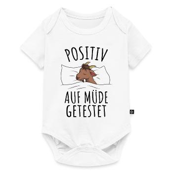 Ziege - Baby Premium Kurzarmbody - Weiß - Vorne