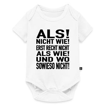 Lehrer und Lehrerin Grammatik - Baby Premium Kurzarmbody - Weiß - Vorne