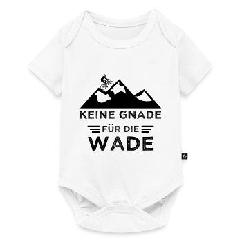 Fahrrad Berge Keine Gnade für die Wade - Baby Premium Kurzarmbody - Weiß - Vorne