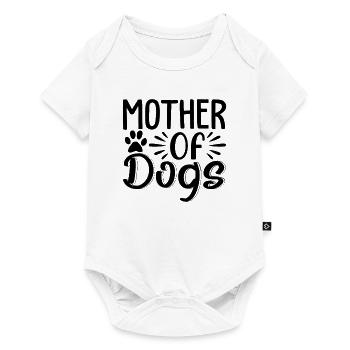 Mère de chiens - Body à manches courtes Premium Bébé - blanc - Devant