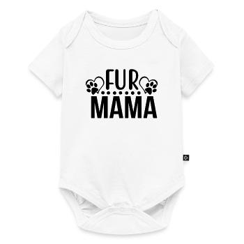 Fell-Mama - Baby Premium Kurzarmbody - Weiß - Vorne