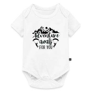 Hiking Nature Outdoor Mountains - Baby Premium short-sleeve bodysuit - white - Front
