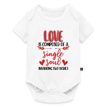 Love is composed of a single soul - Baby Premium Kurzarmbody - Weiß - Vorne