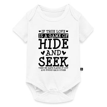 Valentins Tag Beziehung Liebes Spruch - Baby Premium Kurzarmbody - Weiß - Vorne