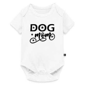 Maman chien - Body à manches courtes Premium Bébé - blanc - Devant