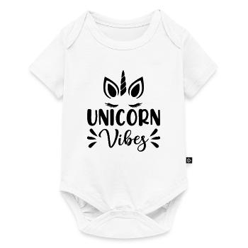 Licorne Vibes Licorne - Body à manches courtes Premium Bébé - blanc - Devant