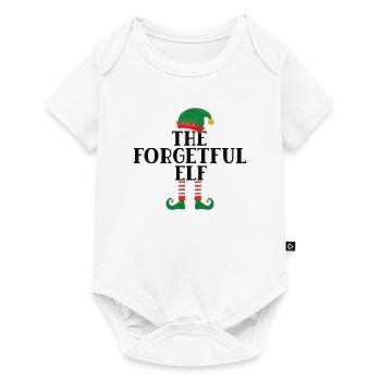 Die vergessliche Elfe Norweger Muster - Baby Premium Kurzarmbody - Weiß - Vorne