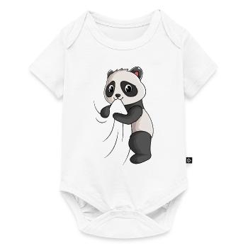 Panda lover Panda Bear Girl - Baby Premium short-sleeve bodysuit - white - Front