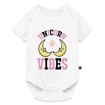 Unicorn Vibes Unicorn - Body à manches courtes Premium Bébé - blanc - Devant