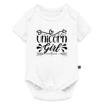 Licorne Fille Licorne - Body à manches courtes Premium Bébé - blanc - Devant