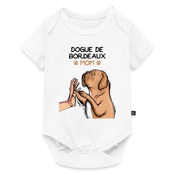 Chiens Dogue de Bordeaux - Body à manches courtes Premium Bébé - blanc - Devant