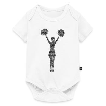 Cheerleader Cheerleading Cheer Girls - Baby Premium short-sleeve bodysuit - white - Front