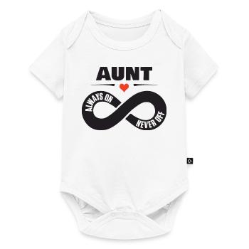 Cadeau pour la chemise Dear Aunt Heart - Body à manches courtes Premium Bébé - blanc - Devant