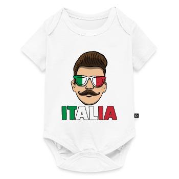 Italie Italien Italien Italie - Body à manches courtes Premium Bébé - blanc - Devant