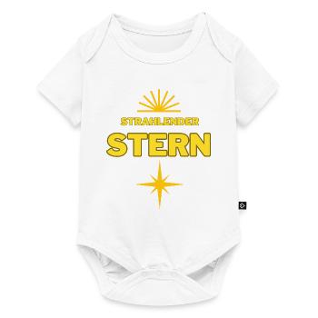 Strahlender Stern - Baby Premium Kurzarmbody - Weiß - Vorne