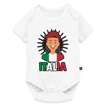 Italie Italien Italien Italie - Body à manches courtes Premium Bébé - blanc - Devant