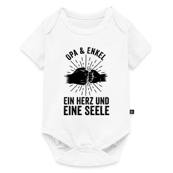 Grand-père, petit-fils, grand-père - Body à manches courtes Premium Bébé - blanc - Devant