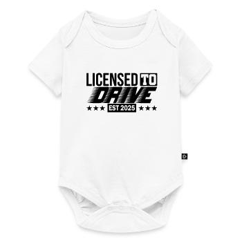 Driving License 2025 Driving Test Driving License Test - Baby Premium short-sleeve bodysuit - white - Front