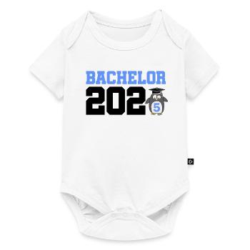 Bachelor 2025 Abschluss Promotion Sponsion - Baby Premium Kurzarmbody - Weiß - Vorne