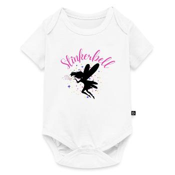Stinkerbell Fee Elfe Glitzer Staub Lustiger Spruch - Baby Premium Kurzarmbody - Weiß - Vorne