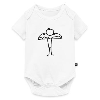 Muscles forts - Body à manches courtes Premium Bébé - blanc - Devant