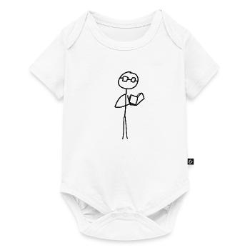 Read the book - Baby Premium short-sleeve bodysuit - white - Front