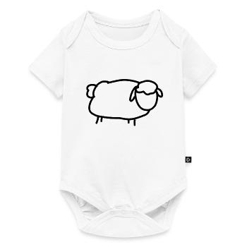 Mouton animal - Body à manches courtes Premium Bébé - blanc - Devant