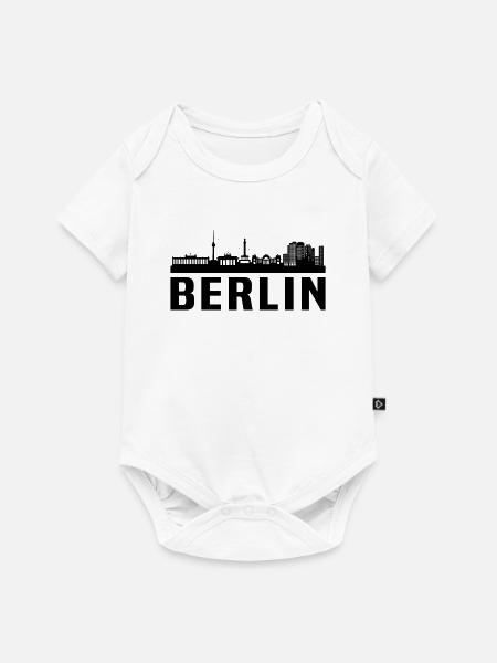 Berlin skyline berlin - Baby Premium Kurzarmbody - Weiß