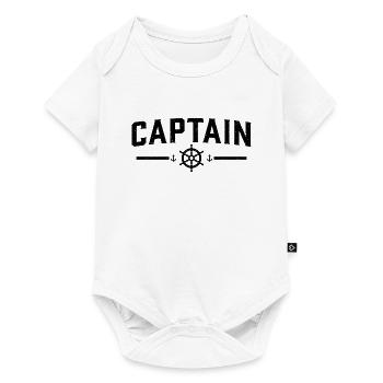 Capitaine - Body à manches courtes Premium Bébé - blanc - Devant