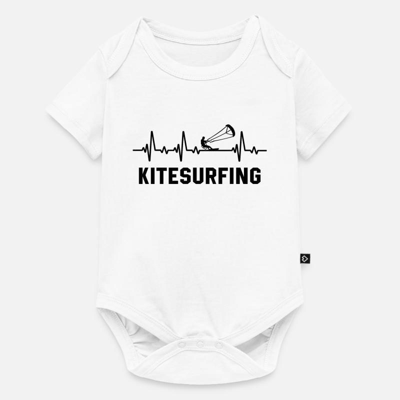 Kitesurf - Body à manches courtes Premium Bébé - blanc