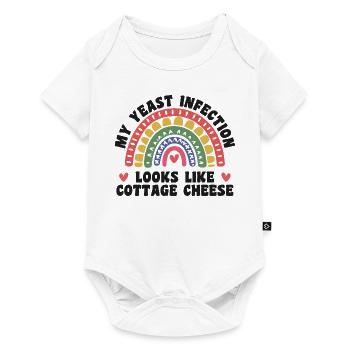My yeast infection funny nasty adult humor - Baby Premium short-sleeve bodysuit - white - Front