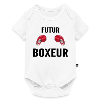 Future Boxer - Baby Premium short-sleeve bodysuit - white - Front