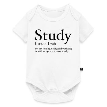 Study Definition Funny Design for College Student - Baby Premium short-sleeve bodysuit - white - Front
