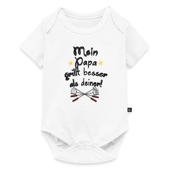 Grillen - Baby Premium Kurzarmbody - Weiß - Vorne
