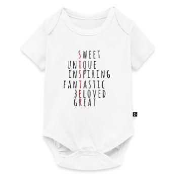 Ma sœur, vous êtes ... - Body à manches courtes Premium Bébé - blanc - Devant