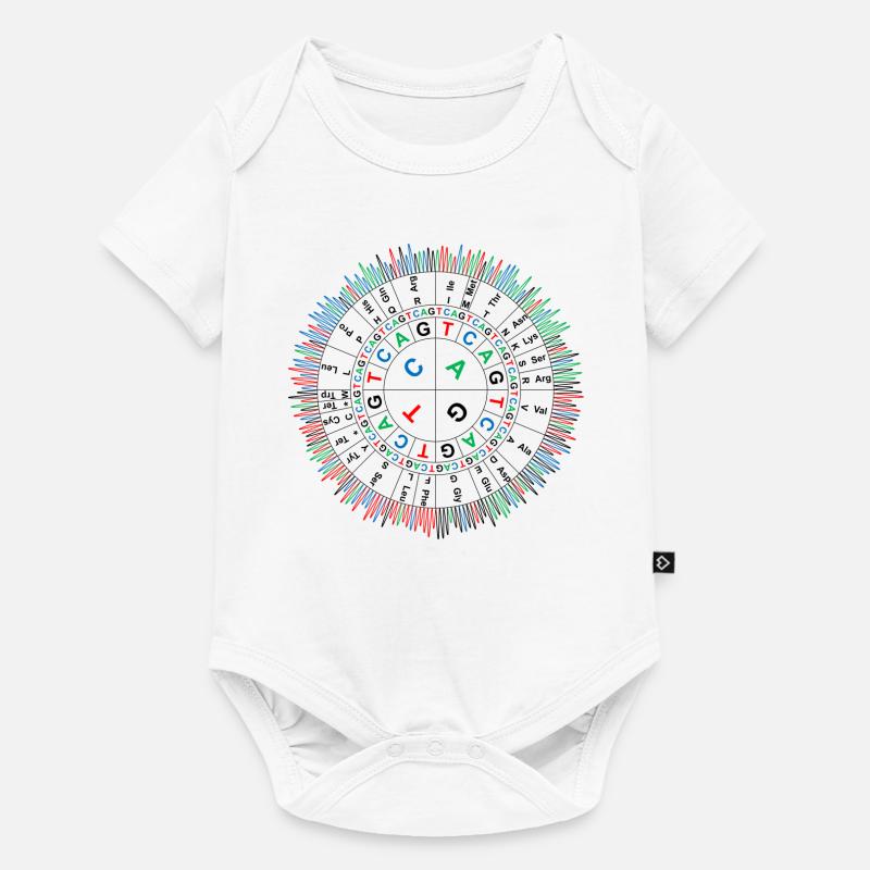 Sanger Codon Kreis - Baby Premium Kurzarmbody - Weiß