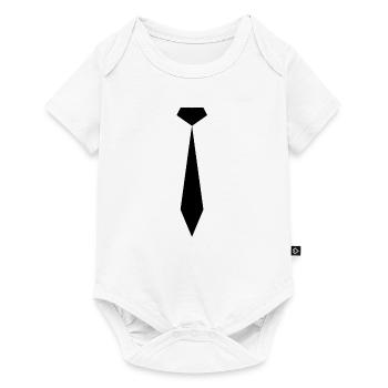 Black Tie - black tie - Baby Premium short-sleeve bodysuit - white - Front
