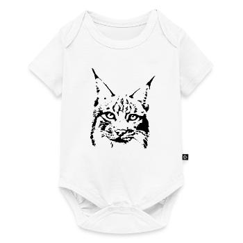lynx cougar lion wildcat bobcat cat wild hunter - Baby Premium short-sleeve bodysuit - white - Front