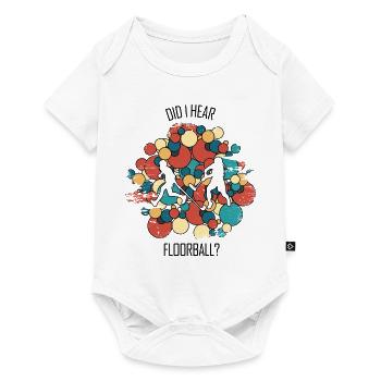 Floorball, Floorball, Field Hockey, Indoor Hockey - Baby Premium short-sleeve bodysuit - white - Front