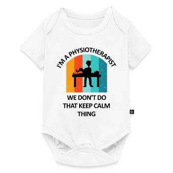 Physical Therapist Humorous Gift Saying Funny - Baby Premium short-sleeve bodysuit - white - Front