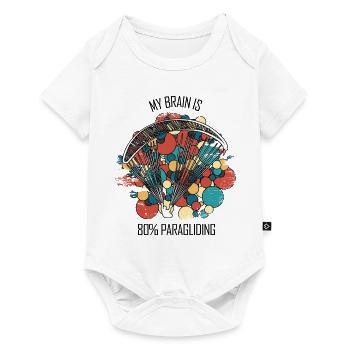 Paragliding Gleitschirm Paragleiter Paraglider - Baby Premium short-sleeve bodysuit - white - Front
