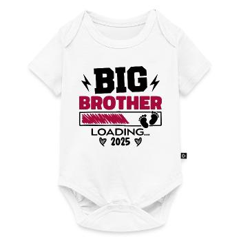 Big Brother Loading 2025 Promoted To Big Brother - Baby Premium short-sleeve bodysuit - white - Front