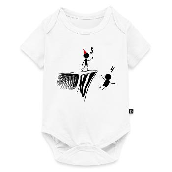 5th Anniversary, 5 Year Gift, 5 Year Old, 5 Year Olds - Baby Premium short-sleeve bodysuit - white - Front