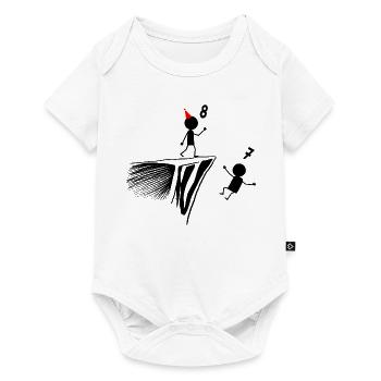 8th Birthday, 8 Year Old Gift, 8 Year Old, 8 Year Old Humor - Baby Premium short-sleeve bodysuit - white - Front