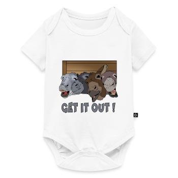 Get it out! Donkey group Gift idea for crazy - Baby Premium short-sleeve bodysuit - white - Front